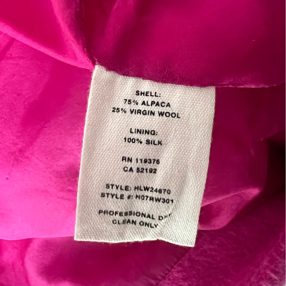 Helmut Lang Re-Edition Brush Fuchsia Mini Skirt - Picture 3 of 4